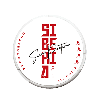 Siberia All White Slim -80 Tobacco Free - nicotine pouches
