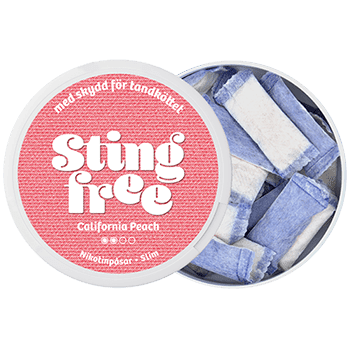 Stingfree Stingfree California Peach Slim L1 – nicotine pouches