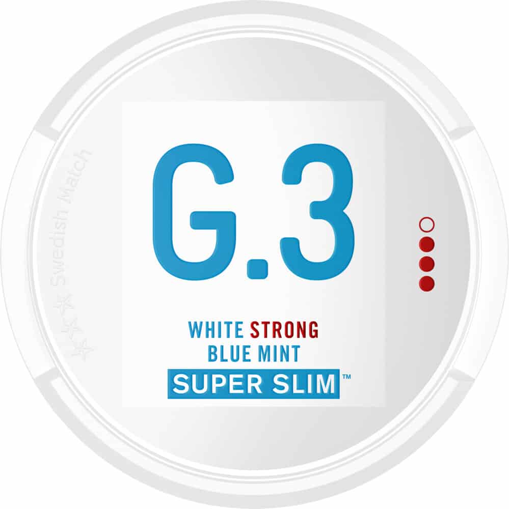 G3 blue mint white strong super slim portion