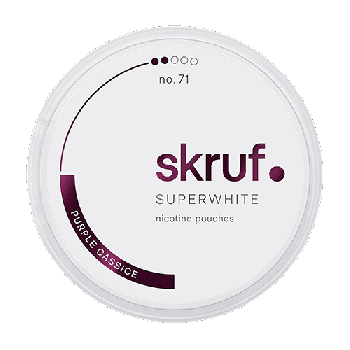 Skruf Skruf Super White Slim Cassice Portion – nicotine pouches